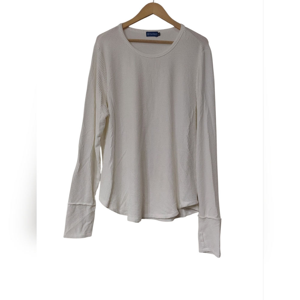 Blue Waters White Long Sleeve Top